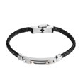 thumbnail image 1 of Pulsera de Acero Inoxidable Enso para Hombre EMB0054B Negro negro 3, 1 of 3