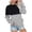Khaki, variant on Wancir Women's Casual Long Sleeve Color Block Tops Crewneck Sweatshirts Cute Loose Fit Pullover