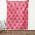thumbnail image 4 of Ambesonne Valentine's Day Fabric by the Yard Upholstery, Triangular Hearts, 1 Yard, Dark Pink and Pale Pink, 4 of 5