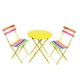 thumbnail image 1 of Alpine Corp MSY114A Rainbow Metal Bistro Set - Table & 2 Chairs, 1 of 5