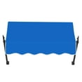 thumbnail image 3 of Awntech 4.38 Ft New Orleans Fixed Awning Canopy with Spear Arms (52.5in x 24in x 16in), Bright Blue, 3 of 3