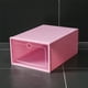 thumbnail image 1 of Caja de zapatos con cajón de almacenamiento de plástico transparente, gruesa y plegable, para el hogar, la oficina y el dormitorio. Diseño de 2 niveles, plegable y portátil. Material, 1 of 9