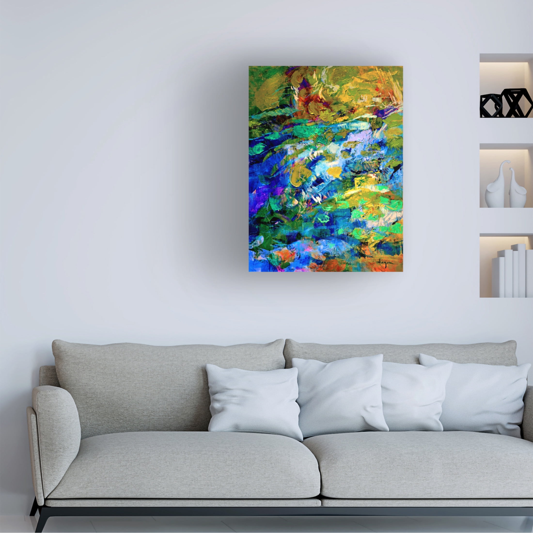 Canvas Wall Art - Dorothy Fagan 'Chrysalisliquidii' Wall Art for Living Room, Bedroom, or Office D?cor by Trademark Fine Art - 14 x 19 Inches