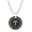 Black Aries, variant on Women's Men's Stainless Steel Round Coin Constellation Necklace Horoscope Jewelry Black Taurus