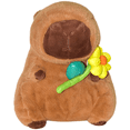 thumbnail image 1 of MUÑECO DE PELUCHE MOCHILA DE CAPIBARA CON FLOR, 1 of 4