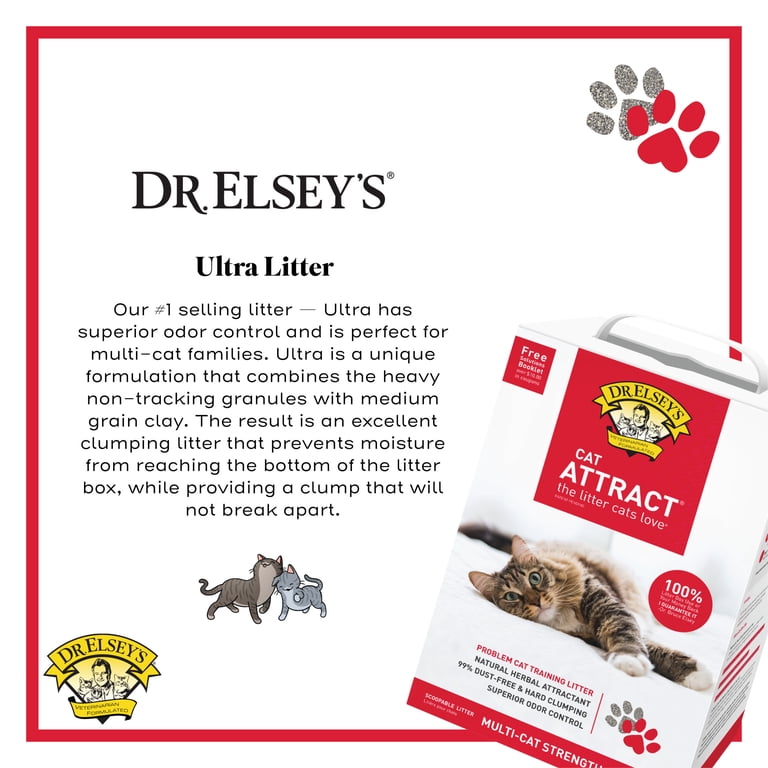 Dr. Elsey's Cat Attract Clumping Clay Litter, 20 lb photo 2
