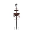thumbnail image 2 of LACKUST Metal Solar Bird Feeder for Outdoors, 35 Inch Ground Stake Bird Feeder with Solar Light, Heavy-Duty Wild Bird Feeder Station for Garden Yard Decor, 2 of 6