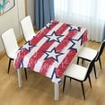 thumbnail image 7 of Coolnut Independence Day Rectangle Tablecloth Spill-Proof Polyester Table Cloth Table Cover for Kitchen Dining Picnic Holiday Party Decoration,60"x108", 7 of 7