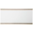 thumbnail image 4 of Benjara 76 Inch Modern Dining Table, Beige Wood Base, White Acrylic Insert Surface, 4 of 5