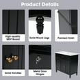 thumbnail image 5 of 36" Bathroom Vanity with Sink Combo Set, Solid Wood Frame Modern Bathroom Storage Cabinet with 2 Drawers and 2 Soft Closing Doors, Black, 5 of 9