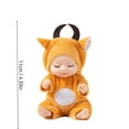 thumbnail image 3 of Reborn Sleep Sack Baby Dolls - Mini Cute Realistic Sleeping Dolls, Soft Plush Sleepy Baby Figurines for Boys Girls, Decor & Gift, 3 of 5
