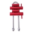 thumbnail image 2 of Cientrug Climbing Rack Descender Rappelling Mountaineering Outdoor Long Distance  for Belay Device Tree Arborist Portable Equipment Red, 2 of 6