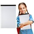 thumbnail image 2 of Clearance! College Ruled Blue Note Pads Extra Large Notebook 356x210mm Tearable Memo Paper Notebook Printing Writing Pad toilet Paper 50 Narrow Grid Multi Color Memo Paper Notebook,E, 2 of 9