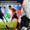 thumbnail image 5 of Soccer Ball Kid Size 3 - Glow in The Dark Kids Soccer Balls -With Pump and Ball - Indoor/Outdoor Light Up Traning Ball - Perfect Toddler Gift for Youth Kids, 5 of 8