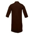 thumbnail image 2 of Panda Uniform by HeedFit Women’s Lab Coat | Unisex Multi-Pocket Medical Coat S Chocolate, 2 of 6