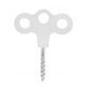 thumbnail image 1 of Clavijas de tierra para acampar al aire libre, gancho con punta de tornillo, hebilla de cuerda, clavija para tienda (blanca), 5 uds. Likrtyny  Para estrenar, 1 of 9