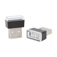 thumbnail image 2 of Universal Red USB LED Atmosphere Light Car Night Decoration Lamp Interior Ambient Lighting 2 Pcs, 2 of 6