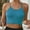 Blue, variant on SMihono Women's Washed Seamless Rib-Knit Camisole Crop Tank Tops Sleeveless Racerback Sport Tank Camisole Strappy Underwear (Hot Pink M )