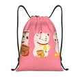 thumbnail image 1 of Xecao Cute Cat Pattern Sports Drawstring Backpack - String Swim Gym Bag with Wet Proof Pocket for Women&Men-Medium, 1 of 6