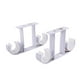 thumbnail image 1 of Soportes de de 2 Piezas, Soportes de Poste de Montaje , Aleación de Aluminio, Apto para Barras de 26 Diámetro , Blanco Aleación de aluminio blanco perfecl Soporte de varilla de cortina, 1 of 8