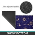 thumbnail image 6 of Blue Gold Sun Moon Pattern Kitchen Rugs Sets Of 2,Anti Fatigue Kitchen Mat Rugs Non Slip Washable,Decorative Kitchen Floor Mats for Kitchen,Sink,Laundry,17"x30"+17"x47", 6 of 7