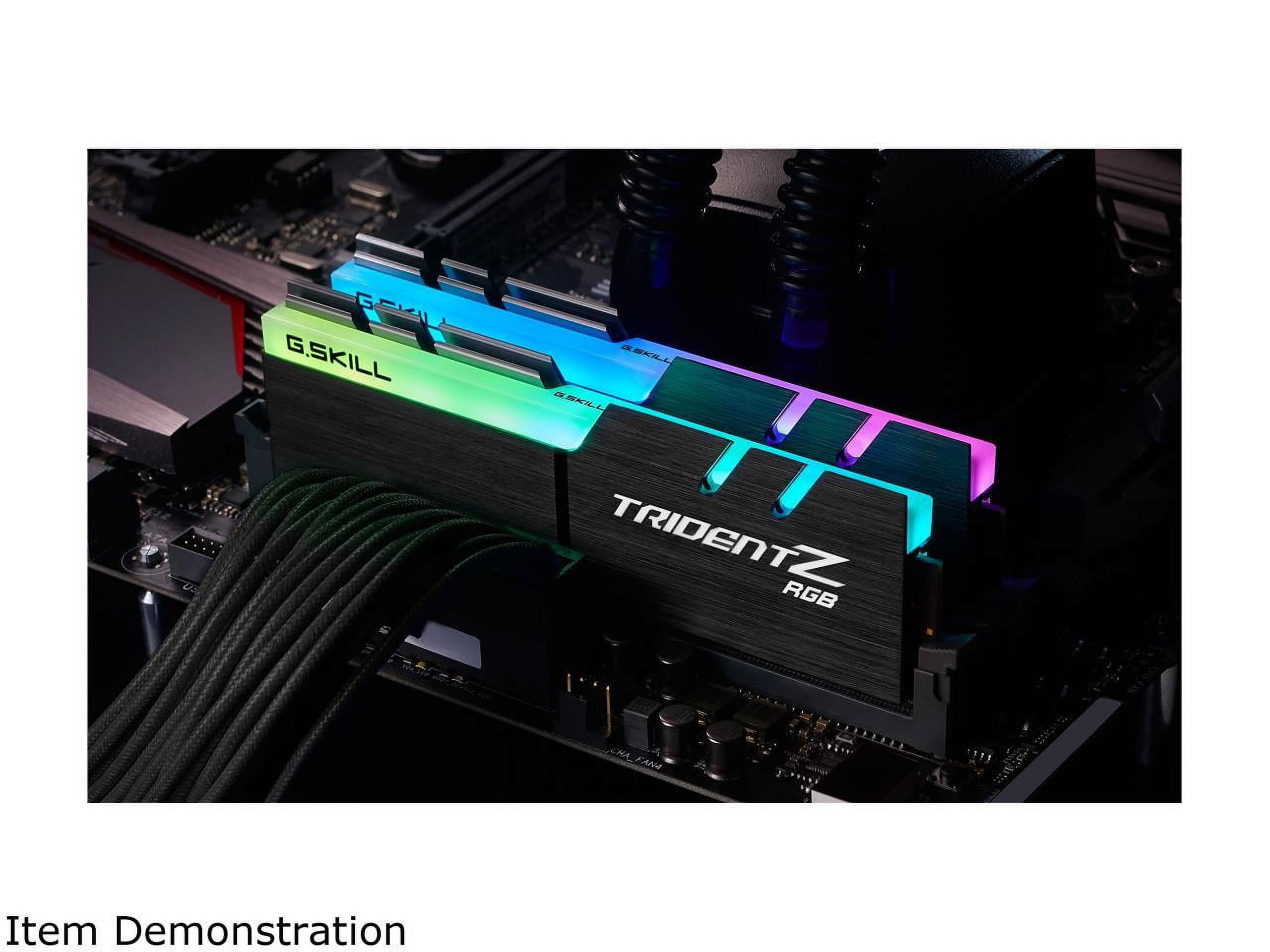 メモリー G.Skill Trident Z RGB 32GB (4 x 8GB) G.SKILL Trident Z RGB Series DDR4 RAM (XMP) 32GB (2x16GB
