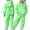 Green, variant on CHENge Girls Tracksuit Set - Wide Leg Sweatpants With Hoodie - Soft Flare Sweatpants for Girls (Sizes 7â16)