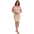 thumbnail image 5 of DARING DIVA Women's Push-Up Strapless Bandeau Tummy Control Slip XXL Beige, 5 of 6