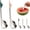 2 PCS-A, variant on 2-in-1 Watermelon Spoon, Stainless Steel Dual-Sided Fruit Scoop with Long Handle, Wide Mouth Fruit Spoon with Smooth Edge for Easy Scooping, Easy Clean Kitchen Utensil