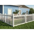 thumbnail image 1 of WamBam Fence BL19101 Clôture en Vinyle Nantucket Sans Creuser, Blanc, 1 of 7