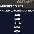 thumbnail image 7 of Reclosable Poly Bags - 4 x 8-100 Bags 4 Mil Clear Plastic with Resealable Lock Seal Zipper | Durable Poly Baggies | Resealable Zip Top Lock For Jewelry, Storage, Packaging & Shipping, 7 of 7