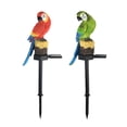 thumbnail image 4 of Luces solares para jardín Toystoory forma de loro instalación inalámbrica ecológica energía solar roja, 4 of 6