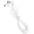 thumbnail image 4 of SHISUYAN 1M Right Angle USB Micro Cable Braided USB 2.4 A to 90 Degree Data Cable Charger Cord for Universal Phone (White), 4 of 8