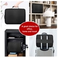 thumbnail image 4 of Home Textile Products Document Bag With Lock Fireproof 3 Layer File Storage Case With Water Zipper Document Portable Travel Home Organizer Bag For Laptop Files Certificates Gifts, 4 of 9