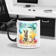 thumbnail image 4 of Happy Birthday to Australian Cattle Dog Kitten Party Balloons Cake 11oz Accent Two-tone Mug Heeler Lover Gifts Coffee Tea Cup - 00027, 4 of 5