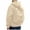 Beige-pCSFK, variant on Men Zip Up Hoodie with Backpack Style Pocket Long Sleeve Casual Jacket