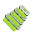 thumbnail image 1 of Redempat 4pieces Silicone Lunch Boxs Space-saving Versatile Microwave And Dishwasher Safe Foldable Bento Green, 1 of 6