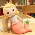 thumbnail image 1 of 30-110cm Mermaid Plush Toys Pillow Soft Stuffed Plush Animals Dolls Kids Toy Baby Sleep Partner Girl Birthday Christmas GiftsOrange40cm Deng Xun unisex, 1 of 2