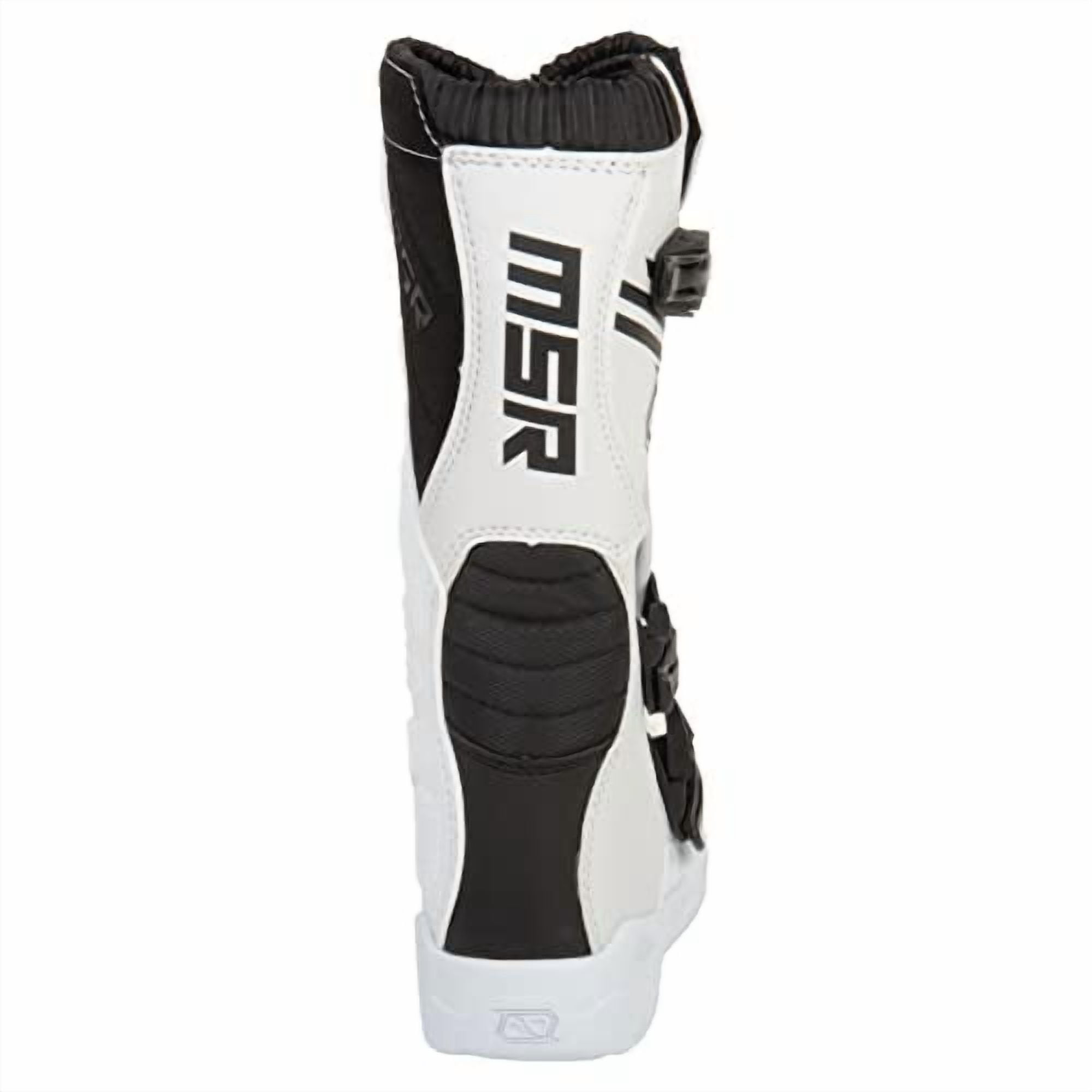MSR Youth M3X Motocross Boots (3, White) Dirt Bike Motocross