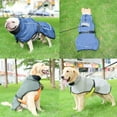 thumbnail image 6 of DYstyle Pet Dog Autumn Winter Quilted Thickened Jacket Dog Clothes with Reflective Brim Outdoor Waterproof Thermal Jacket Pet Clothes for Small Medium Pet Dog, 6 of 7