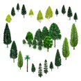 thumbnail image 1 of Modelo Model Trees OrgMemory Mixed, 29 unidades, 4 a 16 cm, plástico, color verde, 1 of 9