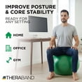 thumbnail image 5 of THERABAND Pro Series Stability Ball, 65 cm, Green, 1 Pack, 5 of 9