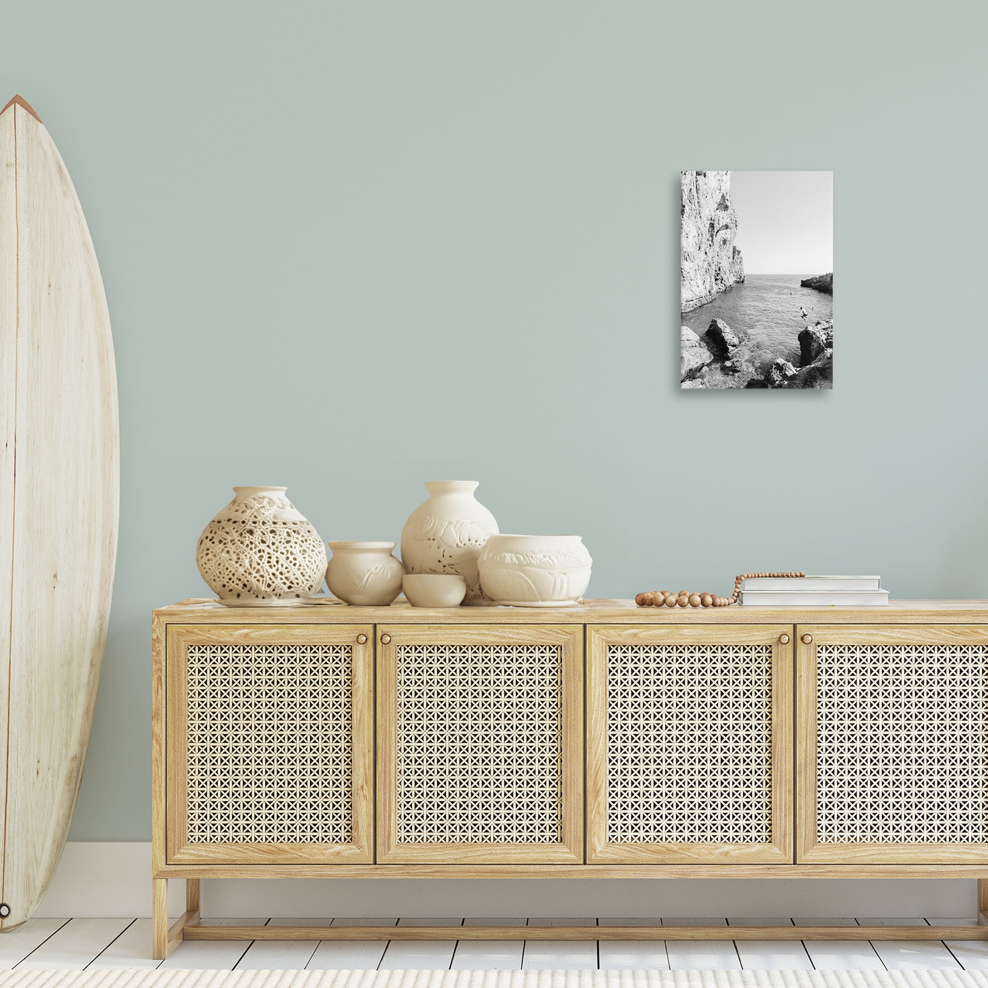 Stupell Industries The Dive Cove Coastal Photography Gallery Wrapped Canvas Art Print Wall Art, 16 x 24