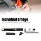 thumbnail image 5 of Puente Individual, Cordal Puente Fijo Sin Cabeza Sillín De Fácil Instalación Amplia Compatibilidad Para Guitarra De 6 Cuerdas, 5 of 7