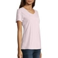 thumbnail image 2 of Hanes Women's Nano-T V-neck T-Shirt (2-Pack), 2 of 6