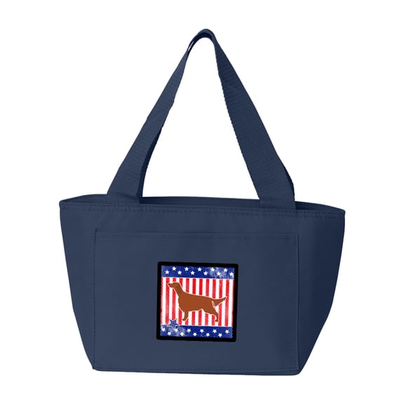 USA Patriotic Irish Setter Lunch Bag