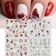 thumbnail image 2 of Pegatinas de uñas de copos de nieve, calcomanías de transferencia de agua, pingüino, Santa, alce, Navidad, decoración de Año Nuevo, piezas de manicura, 4 SAI44-49, 2 of 4