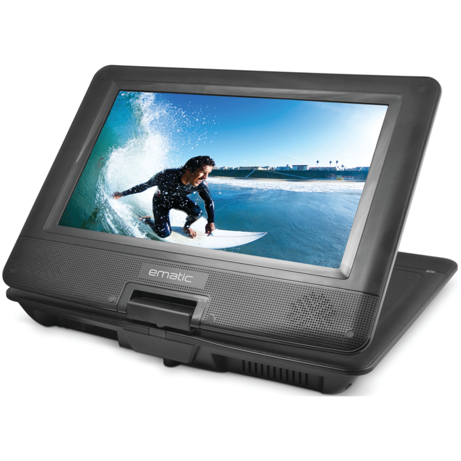 Ematic 10" Portable DVD Player with Headphones and Car-Headrest Mount - EPD116bl - image 3 of 6