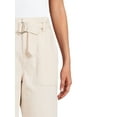 thumbnail image 3 of Time and Tru Women's Paperbag Belted Jeans, 3 of 5