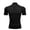 black, variant on Compression Shirt Men Running Short Sleeve T-shirt Gym Clothes Summer Tight Fitness Polo Shirt Quick Dry Bodybuilding Muscle Tee